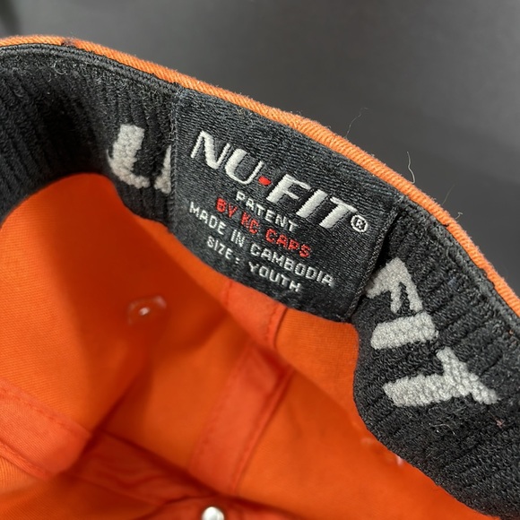 Vintage Promotion Hat for 2000’s TV Show “Just Legal”. Orange Nu Fit - Picture 4 of 8